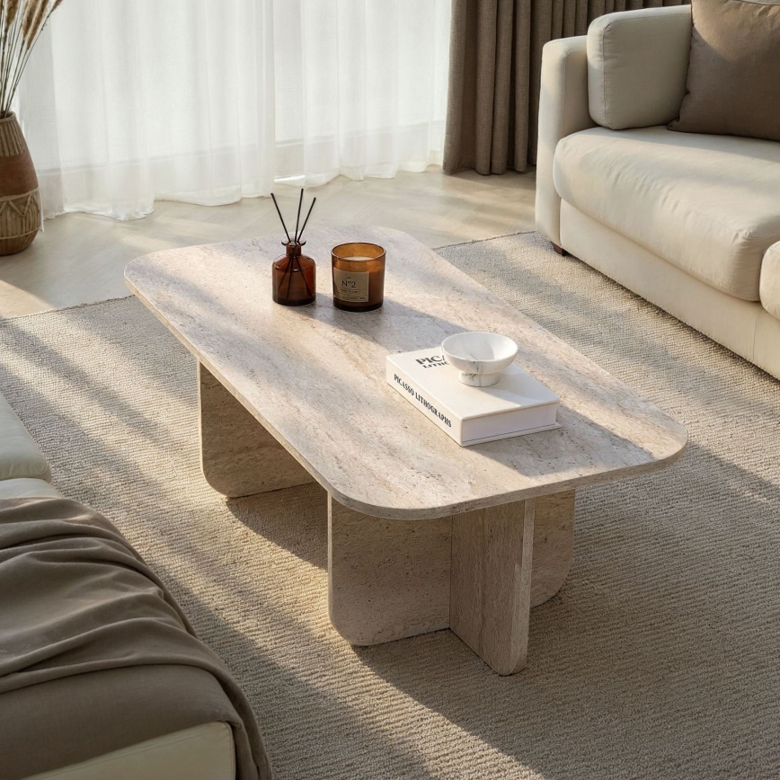 Salontafel AKIRA 120x60 cm travertijn