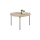 Salontafel AURA Ø 55 cm eik/antraciet