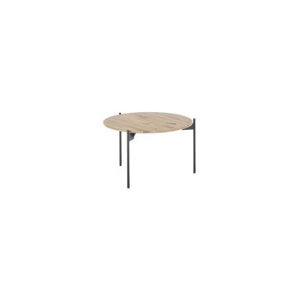 Salontafel AURA Ø 55 cm eik/antraciet