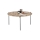 Salontafel AURA Ø 74 cm eik/antraciet