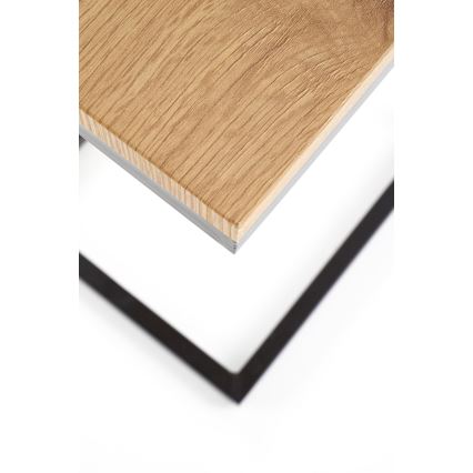 Salontafel AURIA eiken/zwart