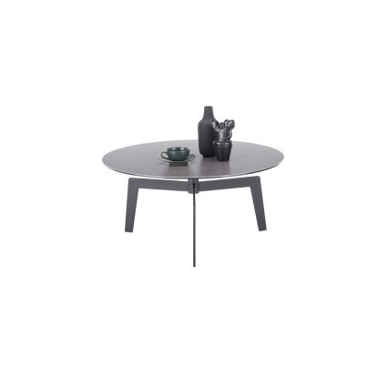 Salontafel BALANCE Ø 80 cm grijs/antraciet