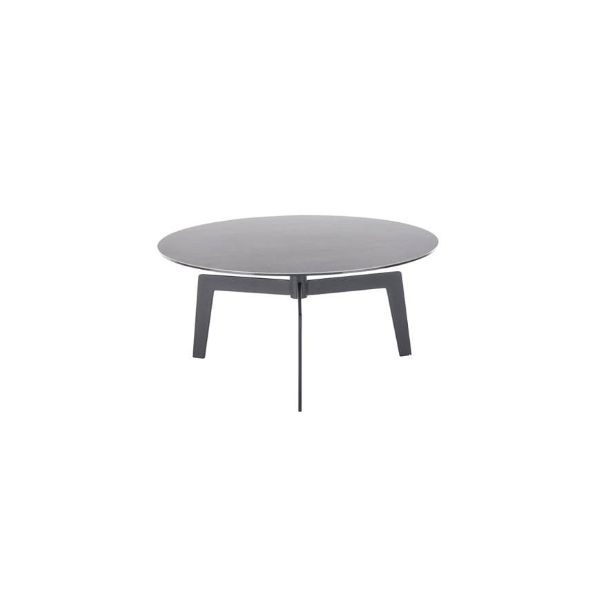 Salontafel BALANCE Ø 80 cm grijs/antraciet