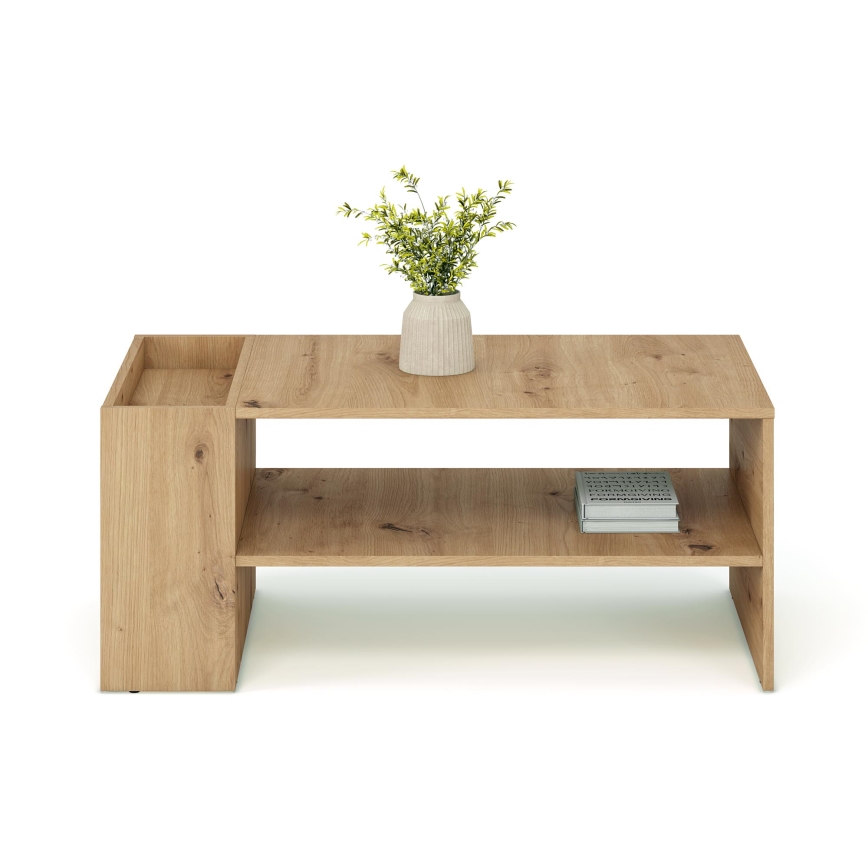 Salontafel BELA 100 x 42 cm, artisan eiken