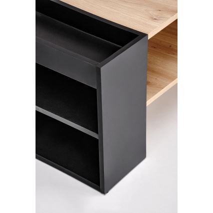 Salontafel BELA 100x42 cm eiken artisan/antraciet