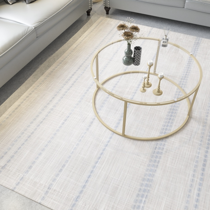 Salontafel BERLIN 80x45 cm goud/helder