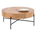 Salontafel BROOKLYN 37x80 cm naturel eiken/zwart
