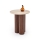 Salontafel CALDO Ø 50 cm bruin/beige