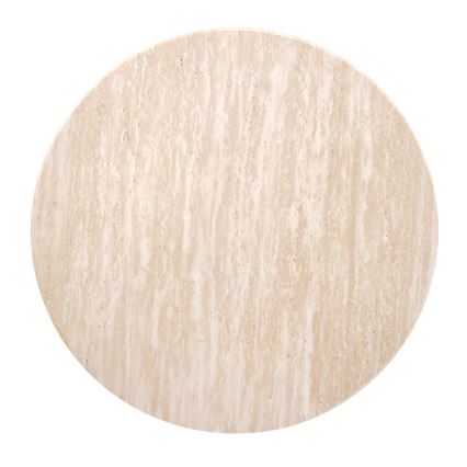 Salontafel CALDO Ø 50 cm bruin/beige