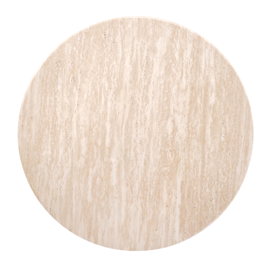Salontafel CALDO Ø 50 cm bruin/beige