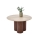 Salontafel CALDO Ø 80 cm, bruin/beige