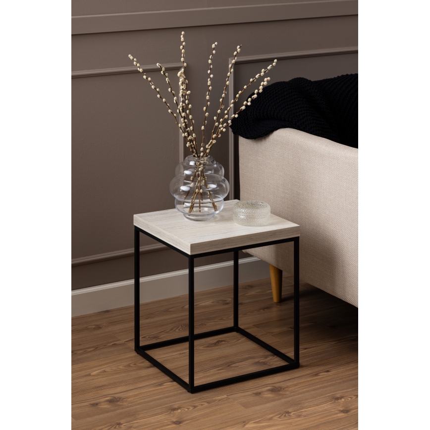 Salontafel CAMILO 40x40 cm travertijn