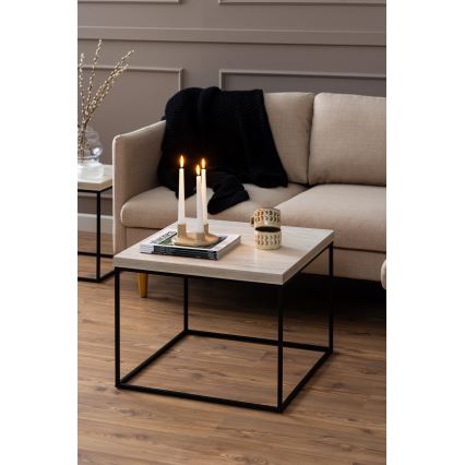 Salontafel CAMILO 60x60 cm travertijn