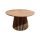 Salontafel CARINA Ø 75 cm eiken/zwart