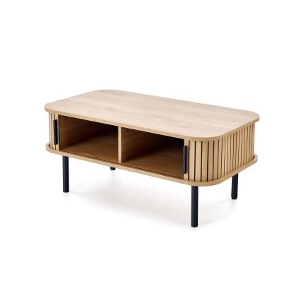 Salontafel CASA 90x50 cm bruin/zwart