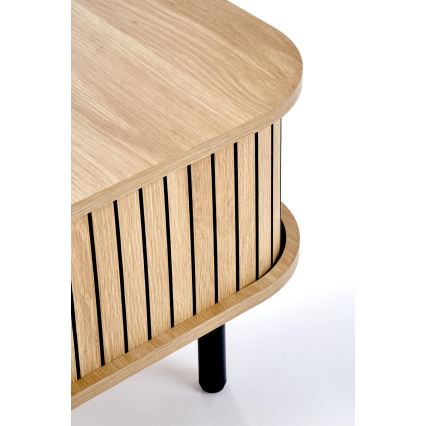 Salontafel CASA 90x50 cm bruin/zwart