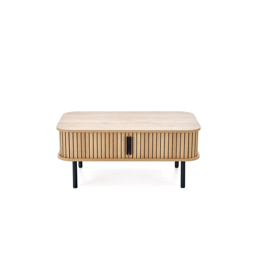Salontafel CASA 90x50 cm bruin/zwart