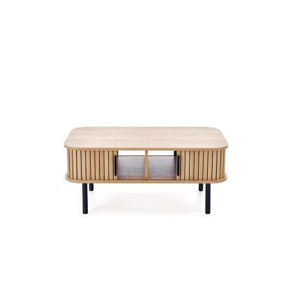 Salontafel CASA 90x50 cm bruin/zwart