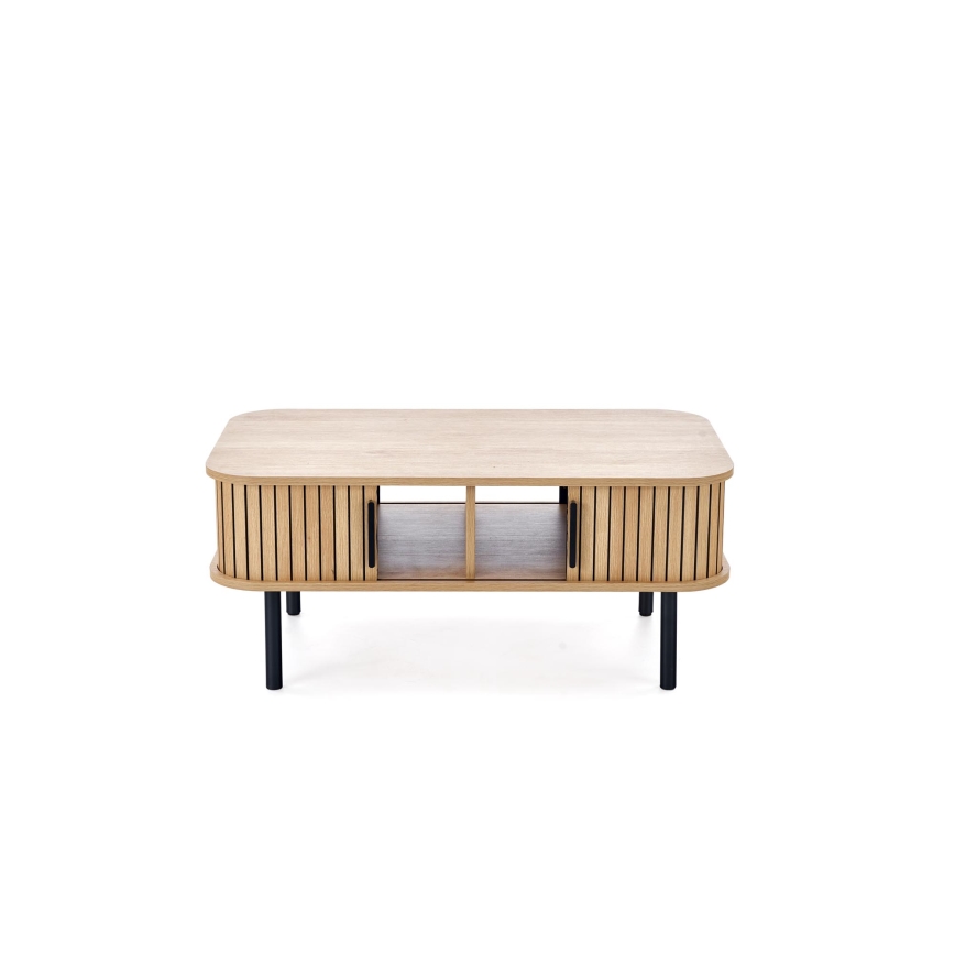 Salontafel CASA 90x50 cm bruin/zwart