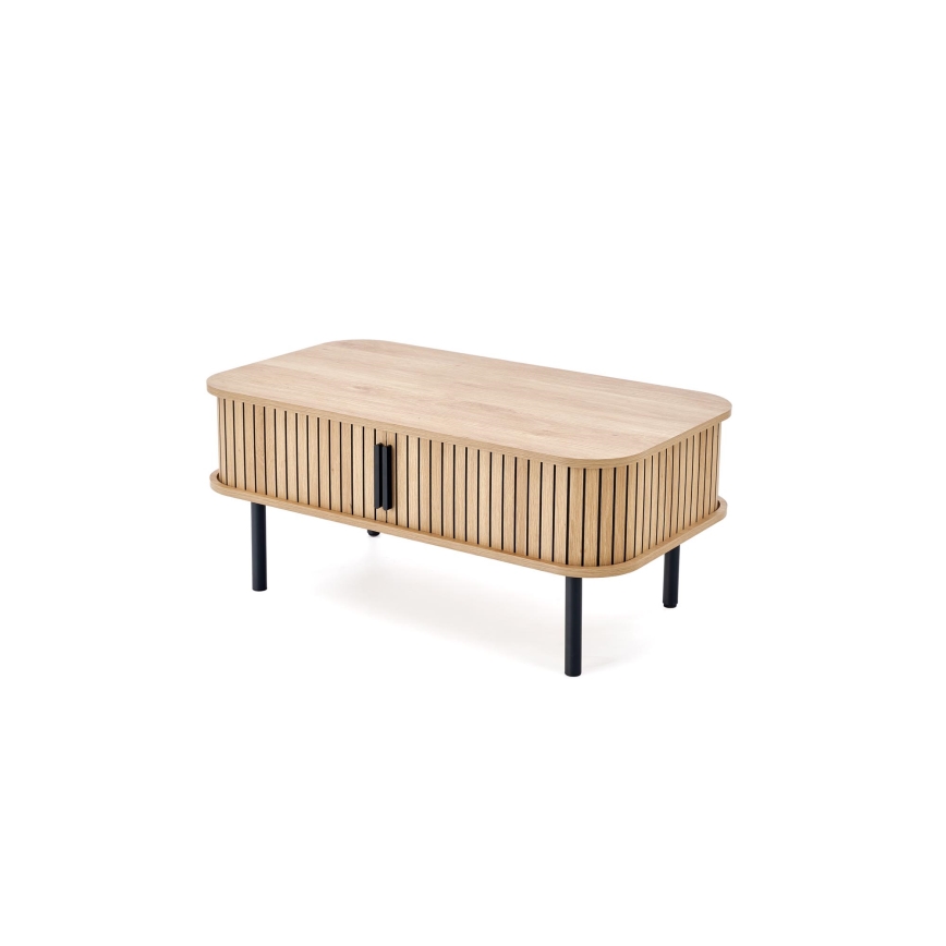 Salontafel CASA 90x50 cm bruin/zwart