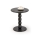 Salontafel CIRILA Ø 40 cm zwart