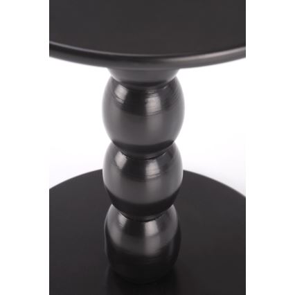 Salontafel CIRILA Ø 40 cm zwart