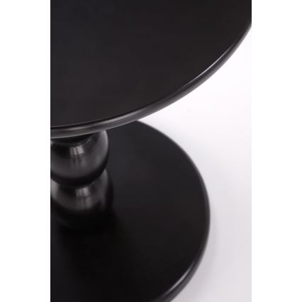 Salontafel CIRILA Ø 40 cm zwart