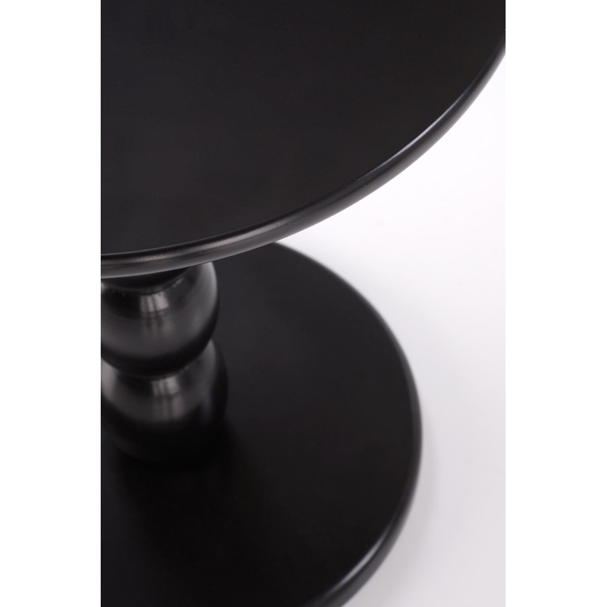 Salontafel CIRILA Ø 40 cm zwart