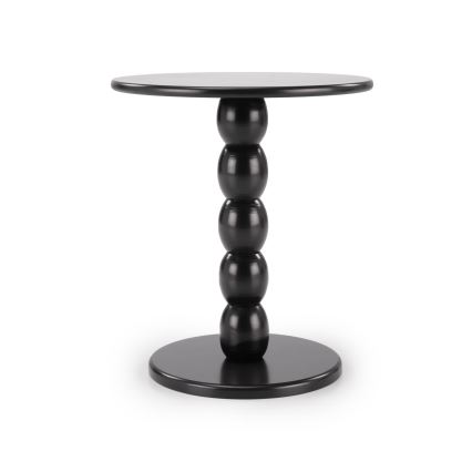 Salontafel CIRILA Ø 40 cm zwart
