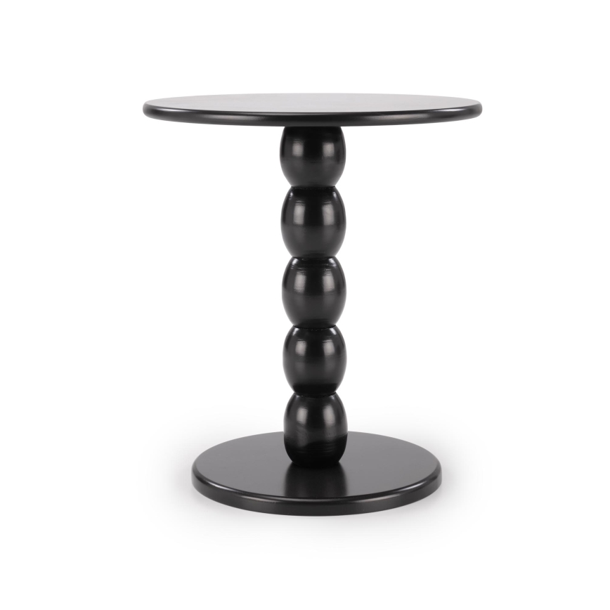 Salontafel CIRILA Ø 40 cm zwart