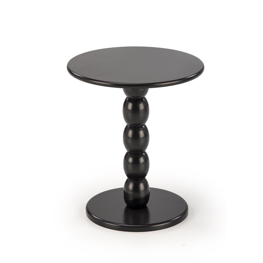 Salontafel CIRILA Ø 40 cm zwart