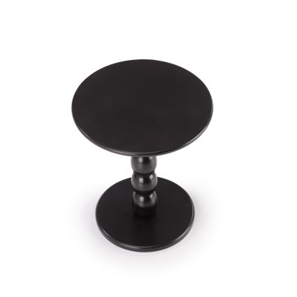 Salontafel CIRILA Ø 40 cm zwart