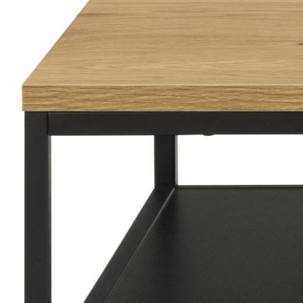 Salontafel CORA eiken/zwart