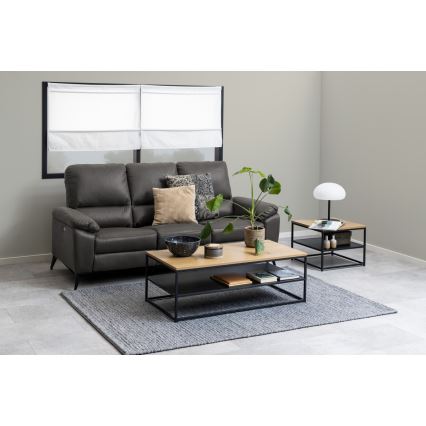 Salontafel CORA eiken/zwart