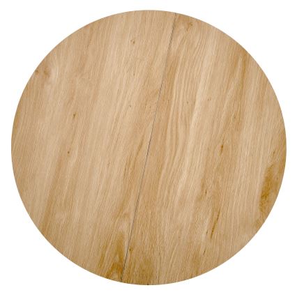 Salontafel DANTE Ø 67 cm bruin/zwart