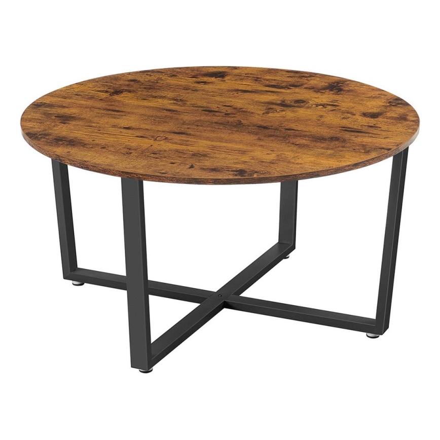 Salontafel ELDUR bruin/zwart