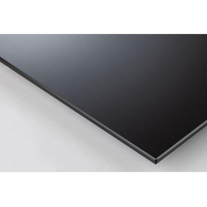 Salontafel ENZO 110x60 cm met liftblad, zwart/eiken