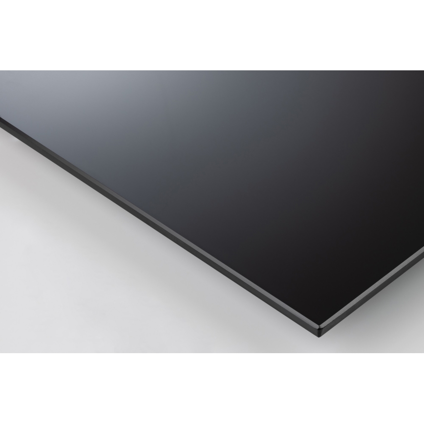 Salontafel ENZO 110x60 cm met liftblad, zwart/eiken