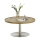 Salontafel FOCUS Ø 80 cm eiken/roestvrij staal