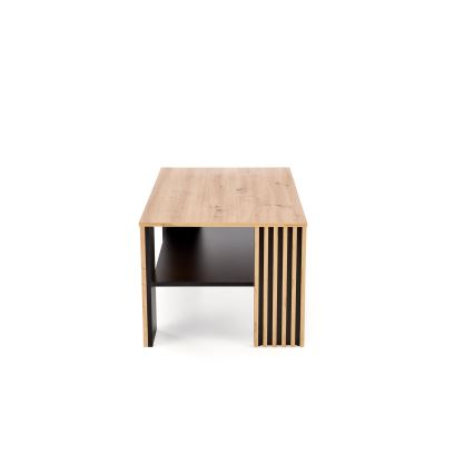Salontafel FORMA 110x65 cm bruin/zwart