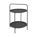 Salontafel HAGE 50 x 66 cm zwart