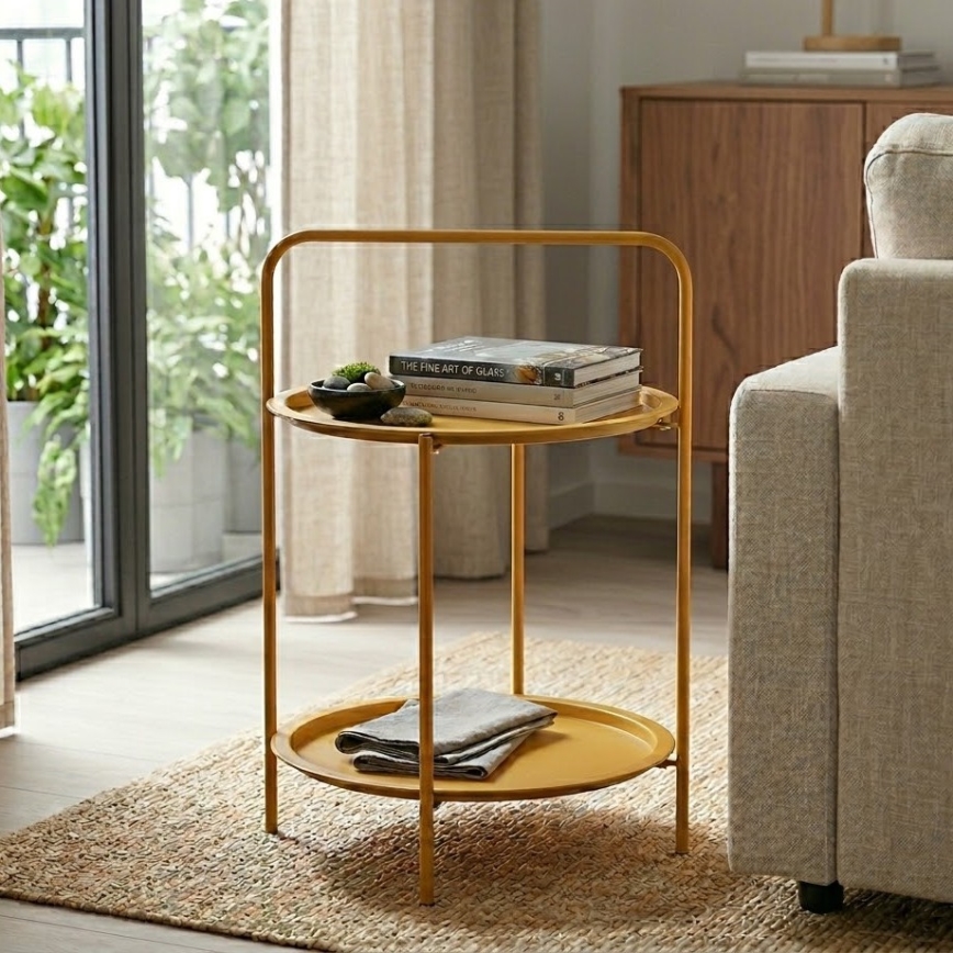 Salontafel HAGE 50x66 cm bruin