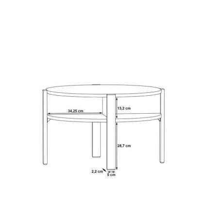 Salontafel INAR bruin