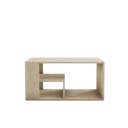 Salontafel JELIO, beige marmerdecor
