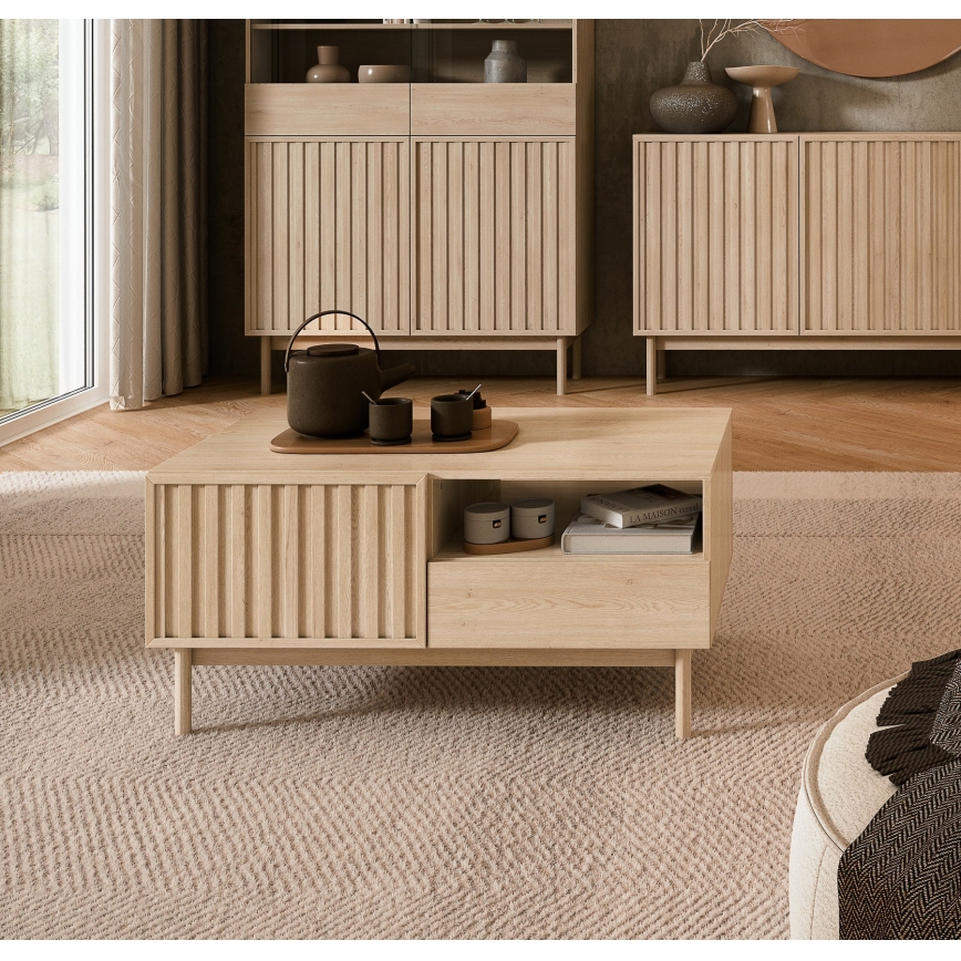 Salontafel KIOTO 106 x 53 cm, eiken Cremona