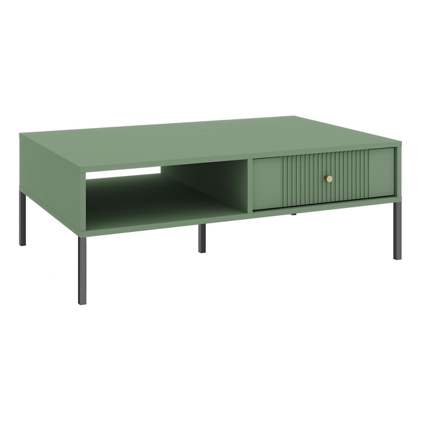 Salontafel LUE groen/zwart