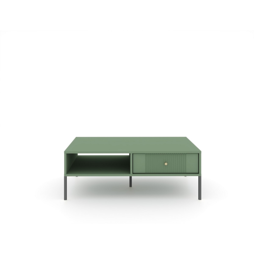 Salontafel LUE groen/zwart