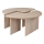 Salontafel LUVIA, marmerlook beige