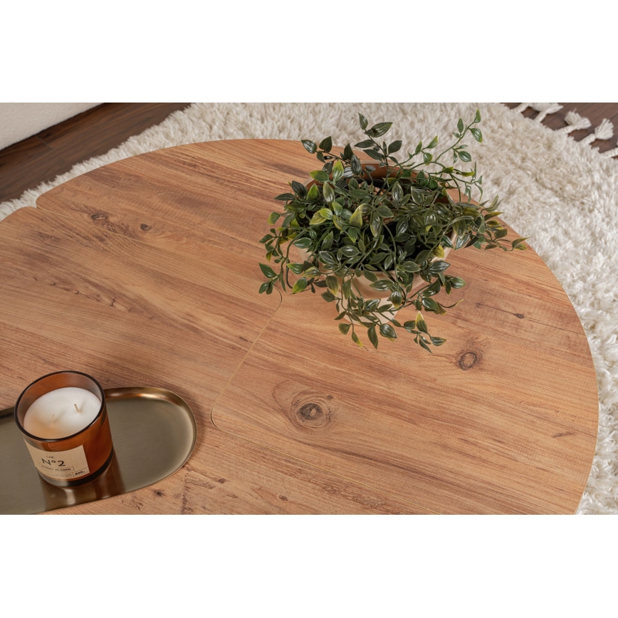 Salontafel LUVIA van dennenhout