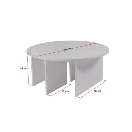 Salontafel LUVIA van dennenhout